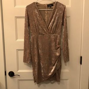 Crushed Velvet Dress